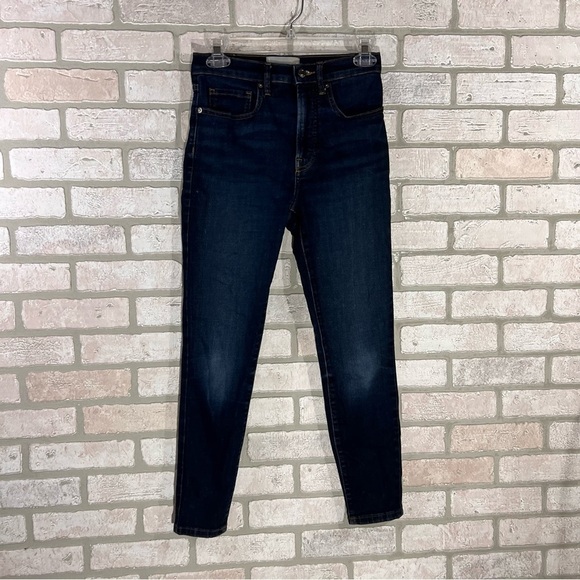 Everlane The High Rise Skinny Ankle Dark Wash Jeans Size 26 - Picture 5 of 12